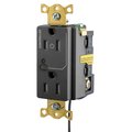 Hubbell Wiring Device-Kellems Automatic Receptacle Control HBL5262LC1BK HBL5262LC1BK